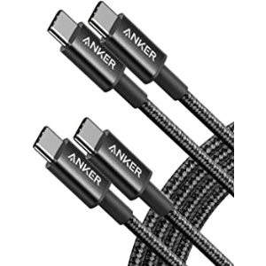 Anker USB-C 数据线 1.8m 支持60W PD 2条装