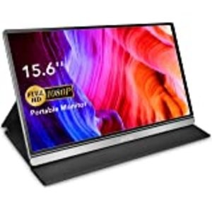 KYY 15.6'' 1080P IPS 便携显示器，带双扬声器
