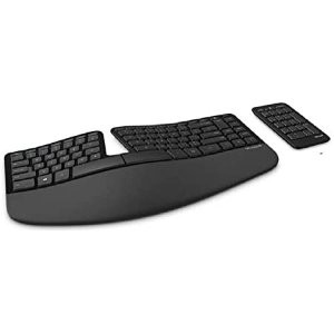 Microsoft Sculpt 无线人体工程学商用键盘