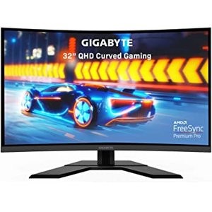GIGABYTE G32QC 32" 2K 165Hz 1500R 1ms 电竞显示器
