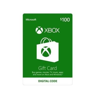 Xbox $100 数字礼卡