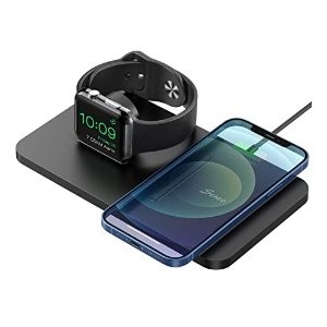 Seneo 2合1 双无线充电底座 支持Apple Watch