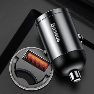 Baseus QC3.0 30W 迷你隐形 车载快速充电器