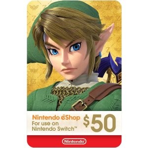 Nintendo eShop $50 电子礼卡 9折特卖