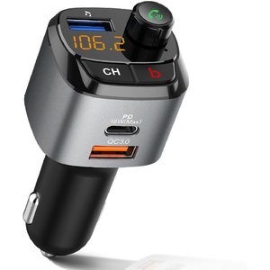 IMDEN 车载手机充电头, 支持PD/QC3.0快充+蓝牙音频转换器
