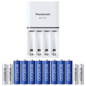 Panasonic Eneloop CC55 快速充电器+电池套装