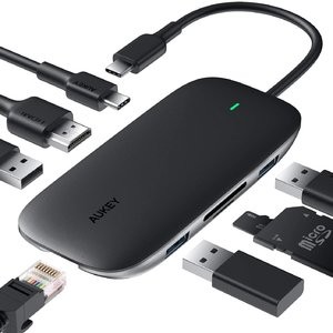 AUKEY 8合1 USB-C 拓展坞