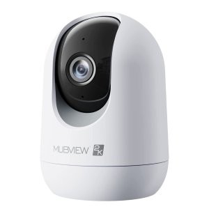 MUBVIEW 室内  2.4G WiFi 带夜视功能 2K 宠物摄像头