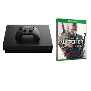 Xbox One X 官翻主机 + 《巫师3》游戏套装