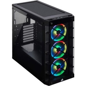 史低价：Corsair iCUE 465X RGB ATX 中塔机箱 自带3个LL120RGB风扇