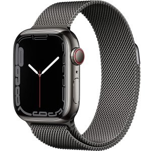 Apple Watch Series 7 GPS + Cellular 41mm 不锈钢+Milanese表带