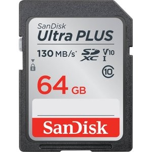 SanDisk Ultra PLUS 64GB SDXC UHS-I 存储卡