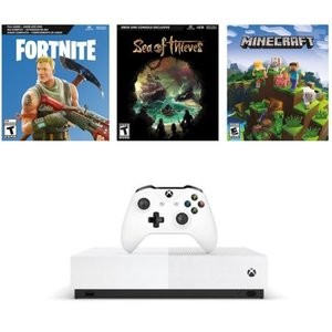 Microsoft Xbox One S 1TB 无光驱版主机 + 3个游戏