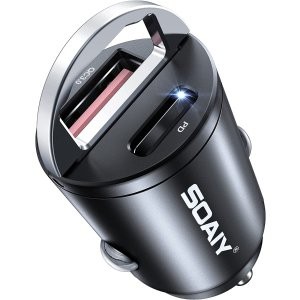 SOAIY 60W QC3.0 PD 车载充电器
