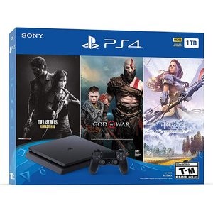 黑五开抢：PS4 Slim《战神》《地平线》《美末》同捆套装