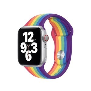 Apple 44mm / 42mm Pride Edition 彩虹运动表带