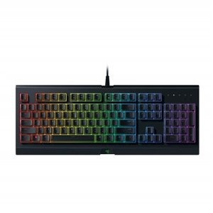 Razer 萨诺狼蛛 RGB 薄膜游戏键盘 翻新