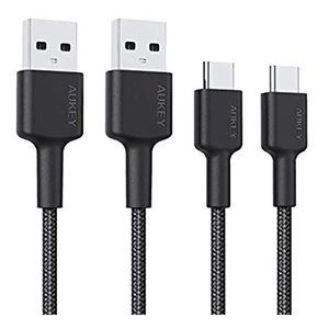 AUKEY USB-C 转 USB-A 数据线 6ft 2根装