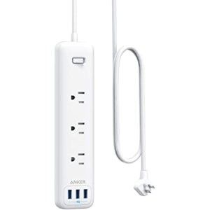 Anker 3×AC 3×USB 电涌保护插座