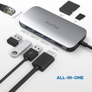 HooToo USB C Hub 7合1 USB-C 扩展坞