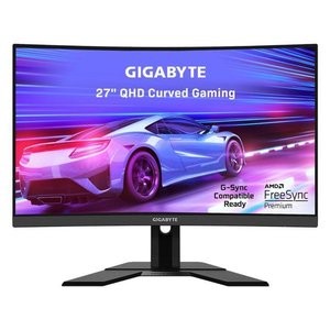 GIGABYTE G27QC 27" 165Hz 2K 1ms 曲面显示器