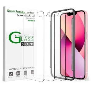 amFilm iPhone 13 Mini 钢化膜 3张