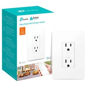 TP-Link KP200 Kasa 智能WiFi 2口 入墙式插座