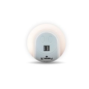 LINSAY Smart LED 智能感应小夜灯 带2个USB