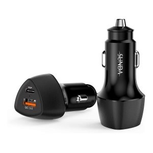 SUNDA 36W QC3.0 PD 车载充电器