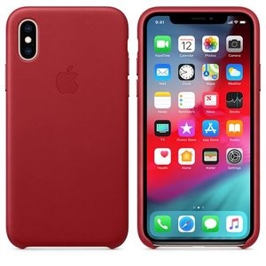 Apple iPhone XS 官方原装皮革手机壳