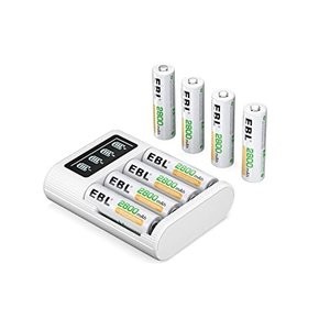 EBL 便捷充电器 附送8节可充电电池