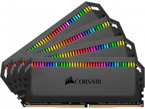 CORSAIR Dominator Platinum RGB 32GB (4x8GB) DDR4 3200, CMT32GX4M4C3200C16