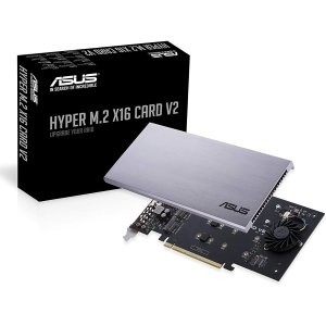 ASUS Hyper M.2 X16 PCIe 3.0x4 M.2 扩展卡 V2