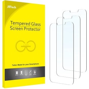 JETech iPhone 13 mini 专用钢化玻璃膜 3件装