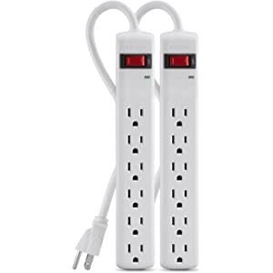 Belkin Power 6X插座 2FT线 2个装