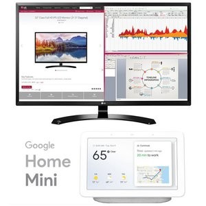 LG 32" 全高清显示器 + Google Home Hub