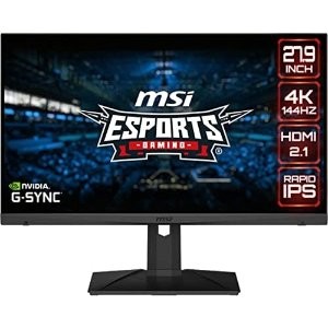 MSI Optix 4K 144Hz Rapid IPS HDMI2.1+DP1.4满血 电竞显示器 MAG281URF