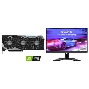 GIGABYTE RTX 3070 + 27" 165Hz 显示器套装