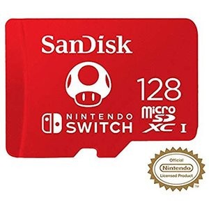 SanDisk 128GB 蘑菇队长主题 microSDXC 存储卡