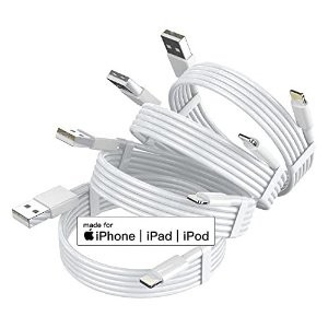 Apple MFi认证 Lightning数据线 1.8米 4条