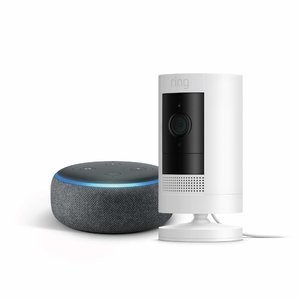 Ring Stick-Up 无线监控摄像头 + Echo Dot