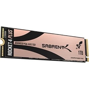 Sabrent Rocket 4 Plus 1TB NVME PCIe 4.0 M.2 2280 固态硬盘