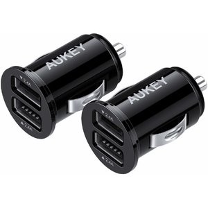 AUKEY 双2.4A口车用充电器 2个套装