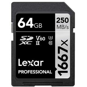 Lexar Professional 1667X 64GB SDXC Uhs-II / U3 SD卡