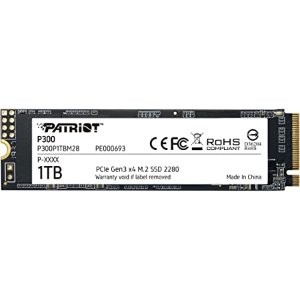 Patriot P300 M.2 PCIe Gen 3 x4 1TB 固态硬盘