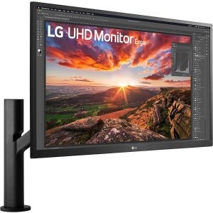 LG 27UK580-B 27” 4K IPS 98%sRGB 显示器 带Ergo支架