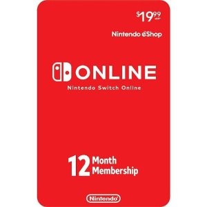 Nintendo Switch Online 1年份 个人/家庭 会员