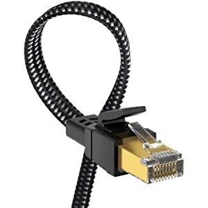 Oriben 8类网线 10ft 26AWG 支持40Gbps 2000Mhz