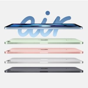 iPad Air 4, 全新全面屏设计+超强A14芯片, 新品立减高达$75