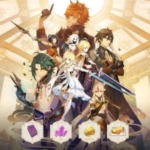 《原神》Epic 游戏平台大礼包 含经验书、莫拉、魔矿等